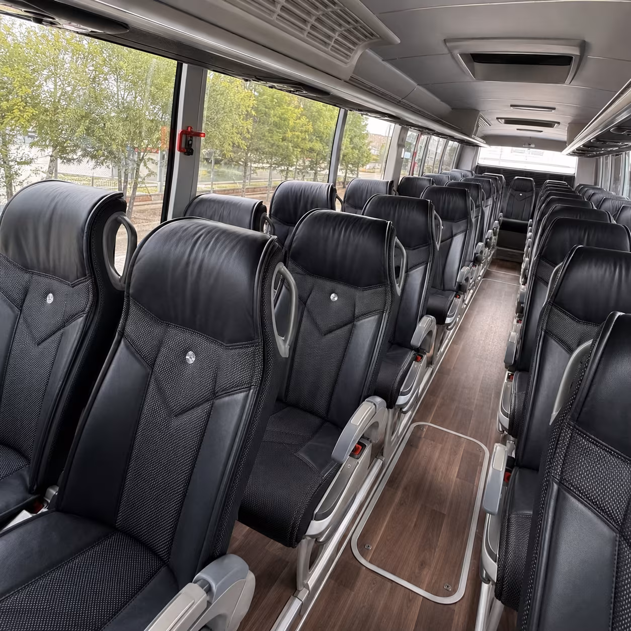 albany long distance transportation onboard seating