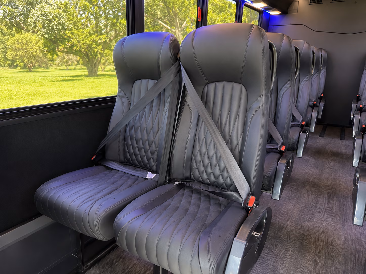 albany private event transportation onboard seating